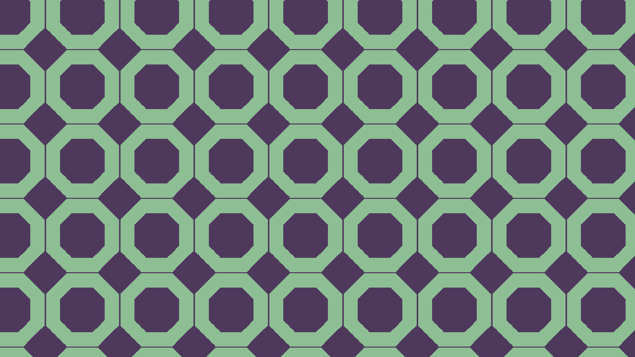 Demo image: Rhombus vs Octagon Pattern