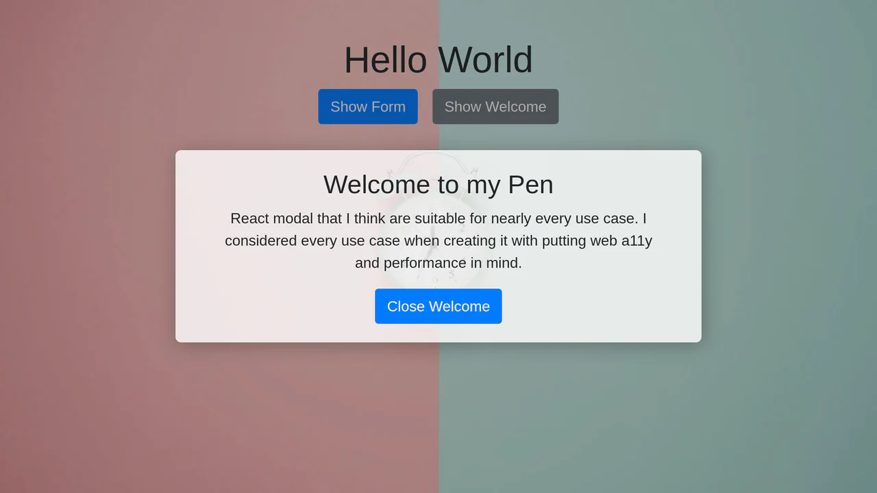 The Perfect Accessible React Modal / Dialog