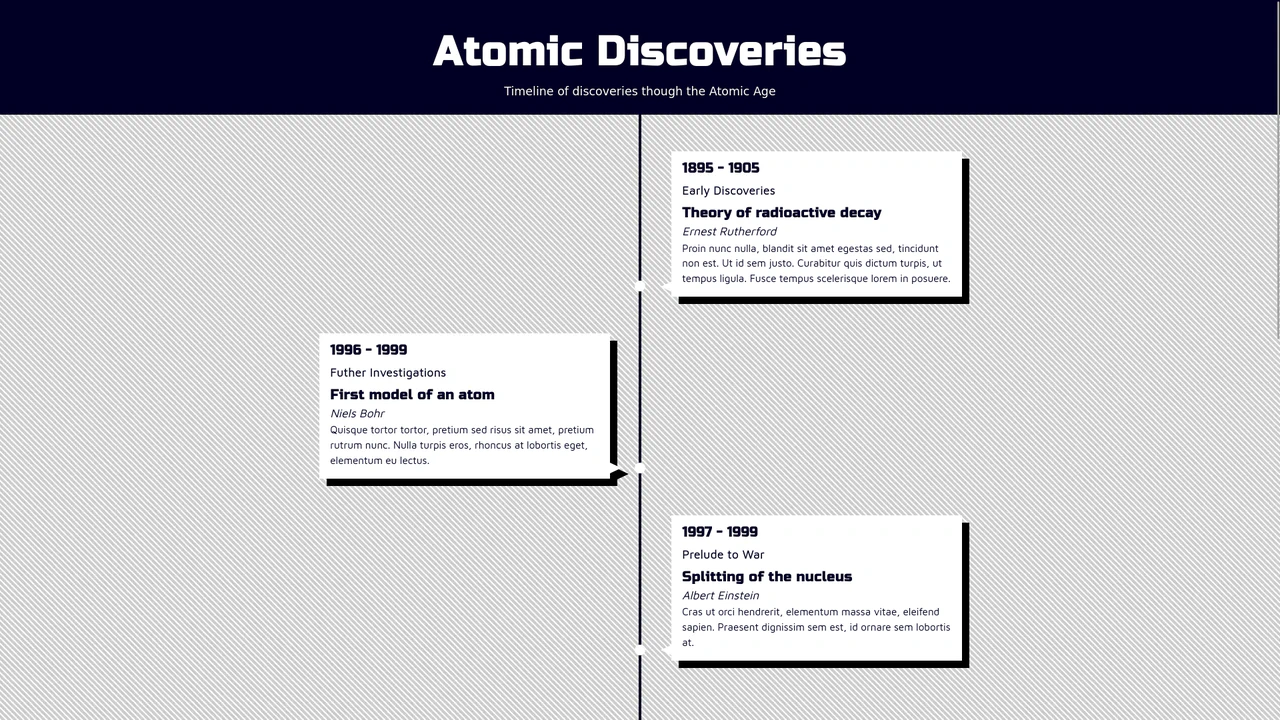 Animated Vertical Timeline with React Hooks