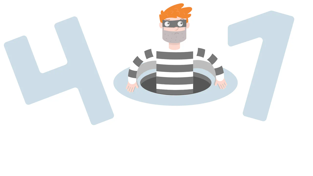 Dynamic 401 Page with Animated SVG Eye