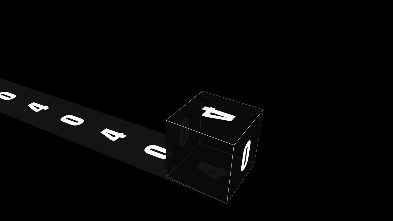 Only CSS: 404 Rolling Box