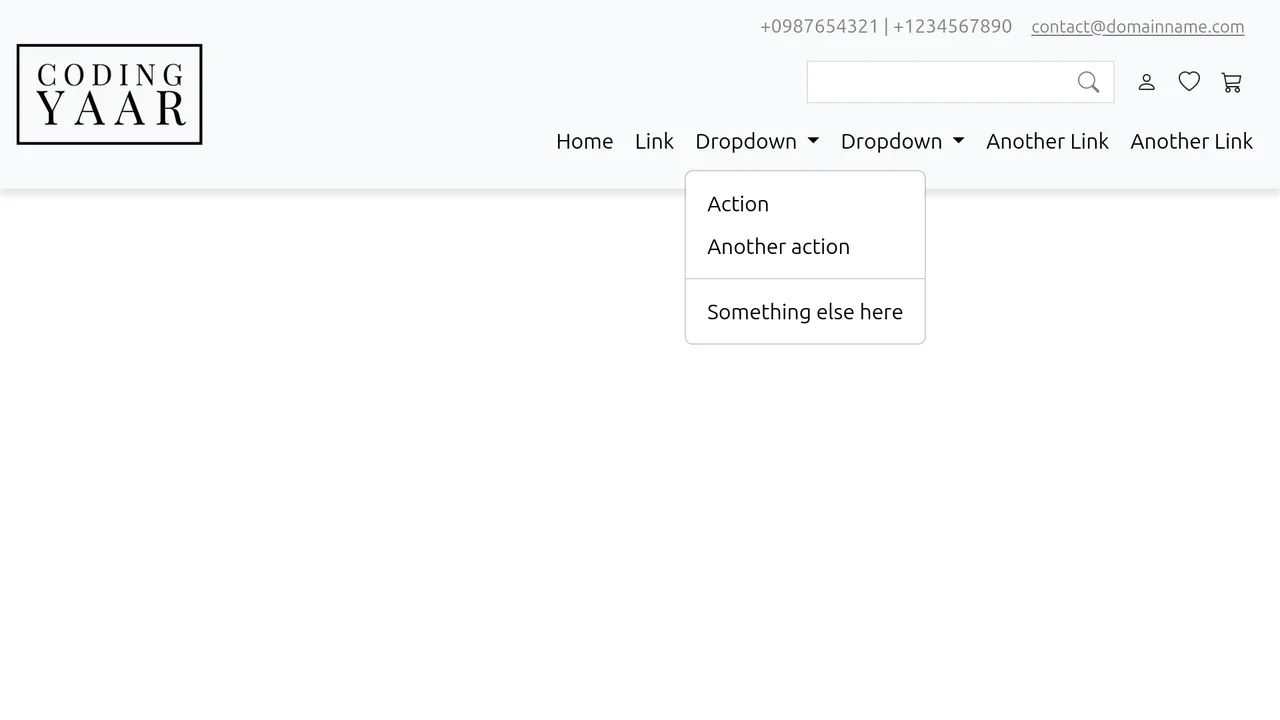 Bootstrap 5 E-Commerce Multi-Line Navbar