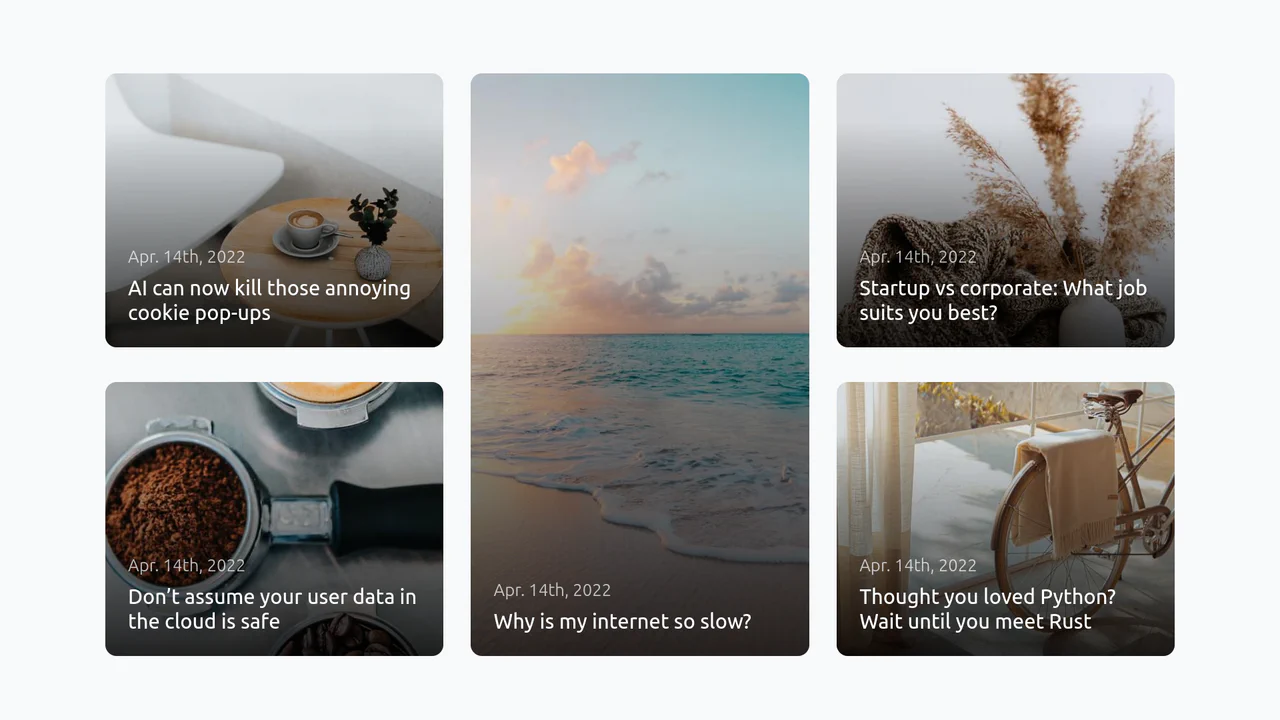 Bootstrap 5 Gallery Grid