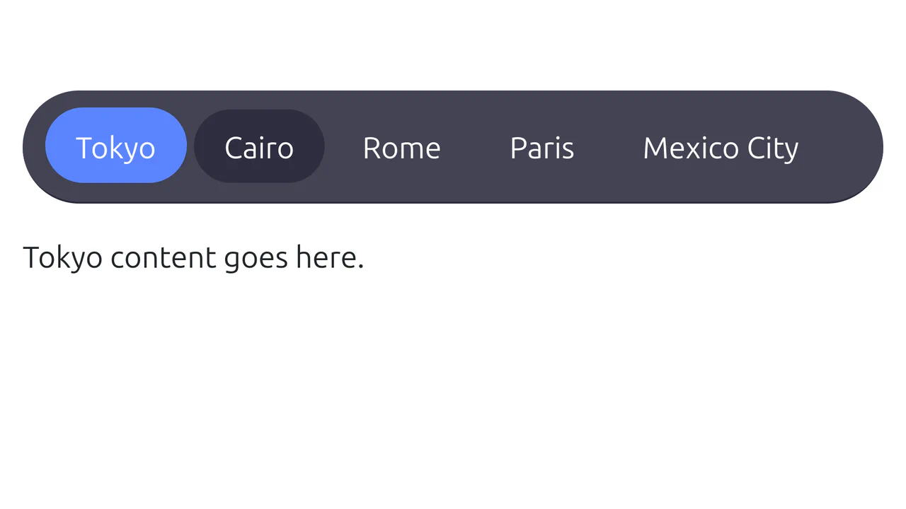 Bootstrap 5 Responsive Horizontal Scrollable Tab Menu