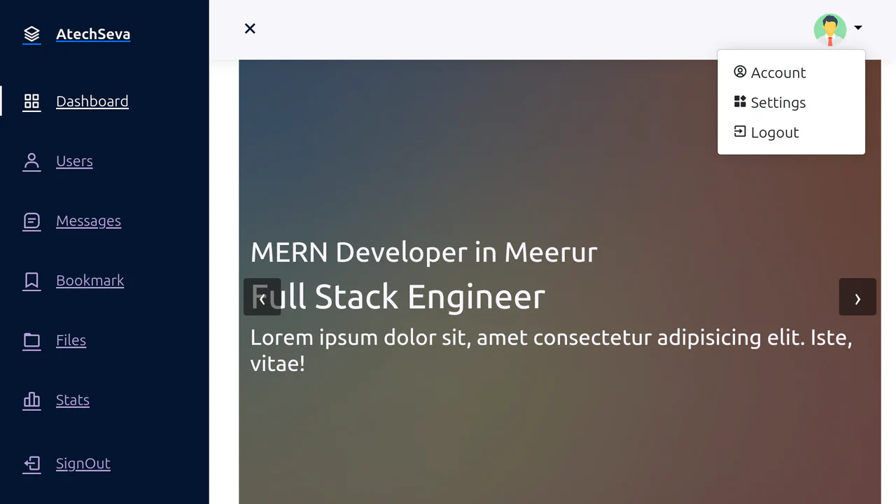 Bootstrap 5 Sidebar Menu with Toggle Button
