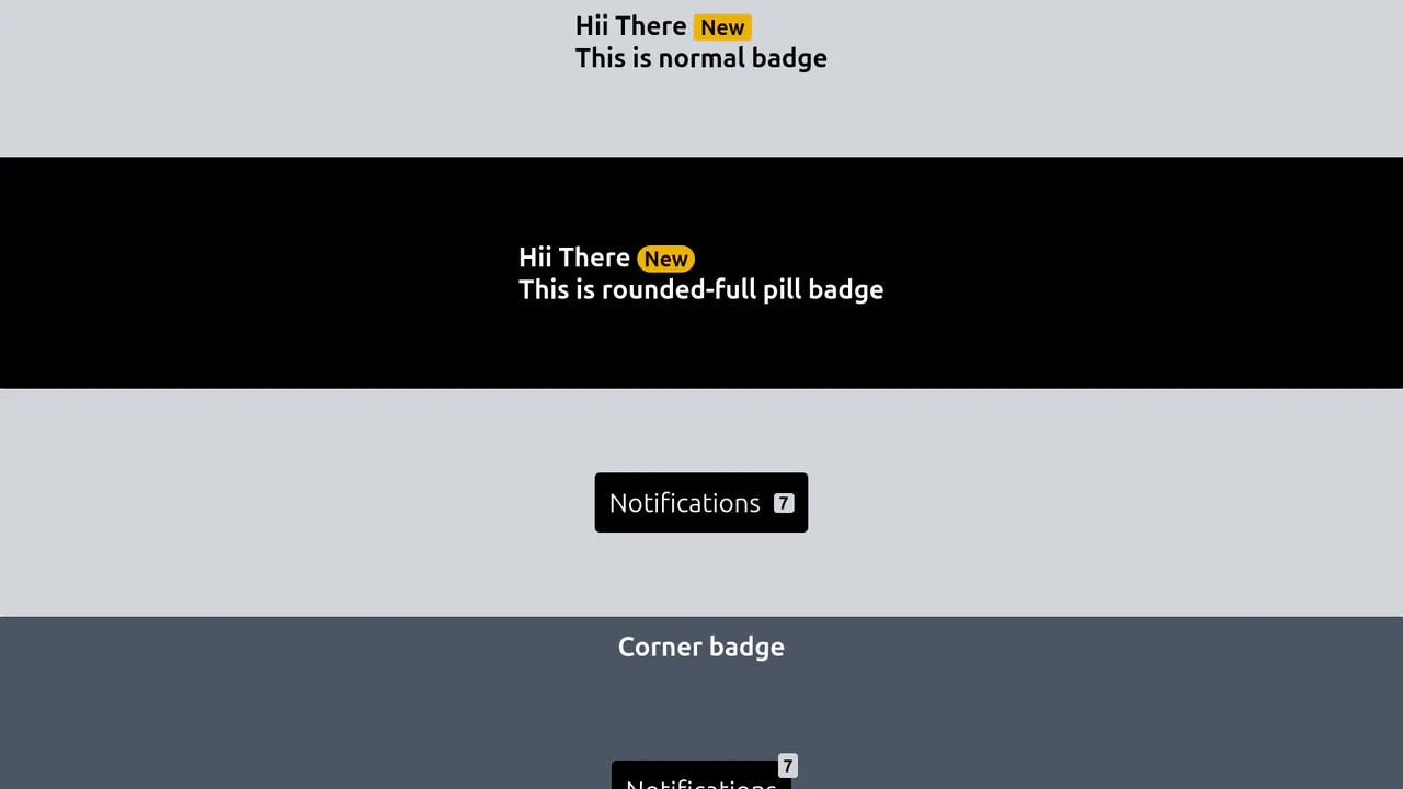 Badges