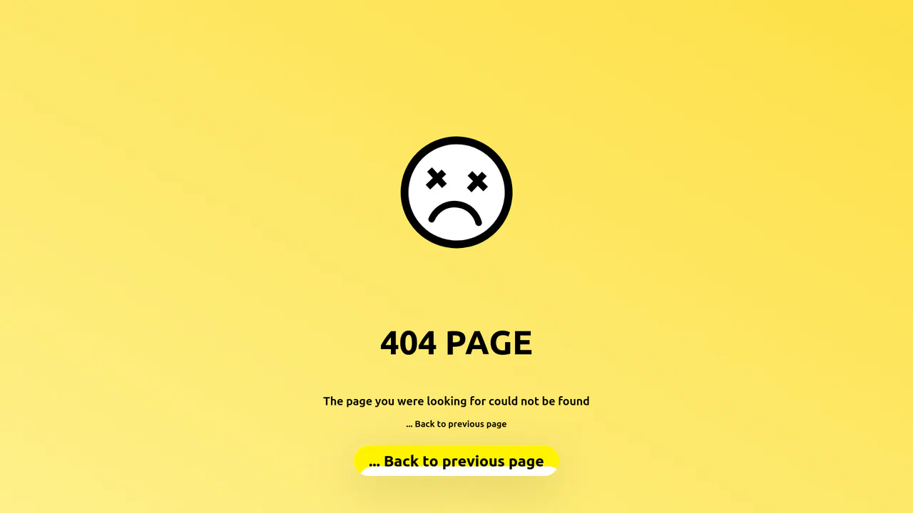 Custom 404 Error Page Design Using Tailwind CSS