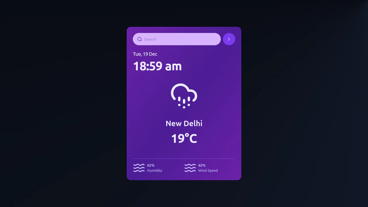 Tailwind Weather App