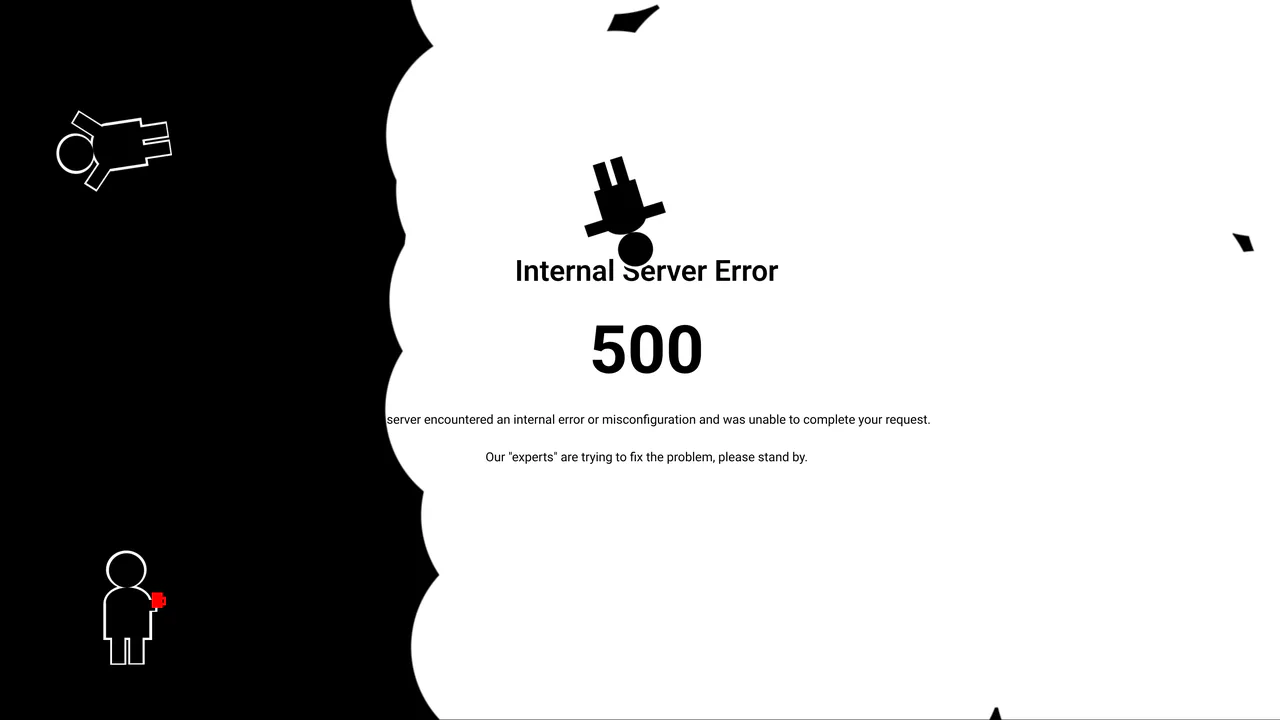500 Internal Server Error Page