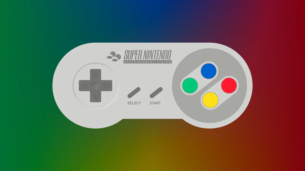 SNES Controller CSS Illustration