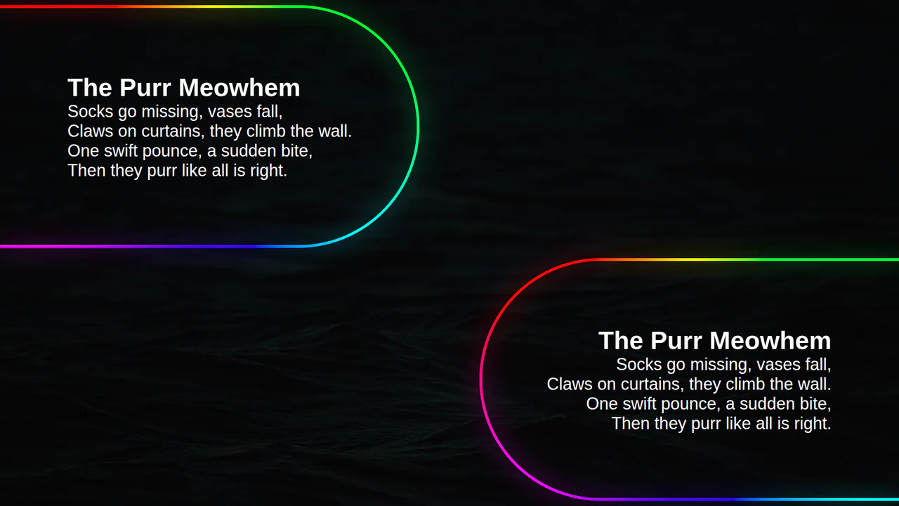 Animated Border Gradient Glow