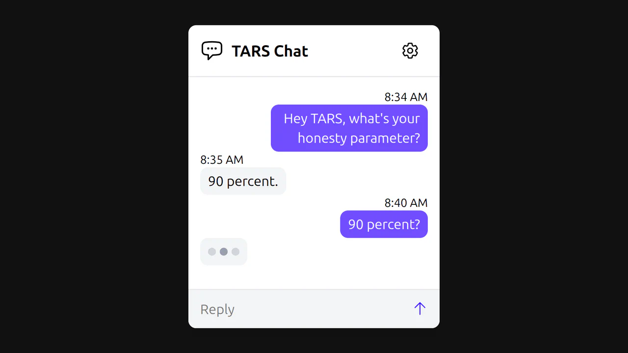 Chat Card with Tailwind