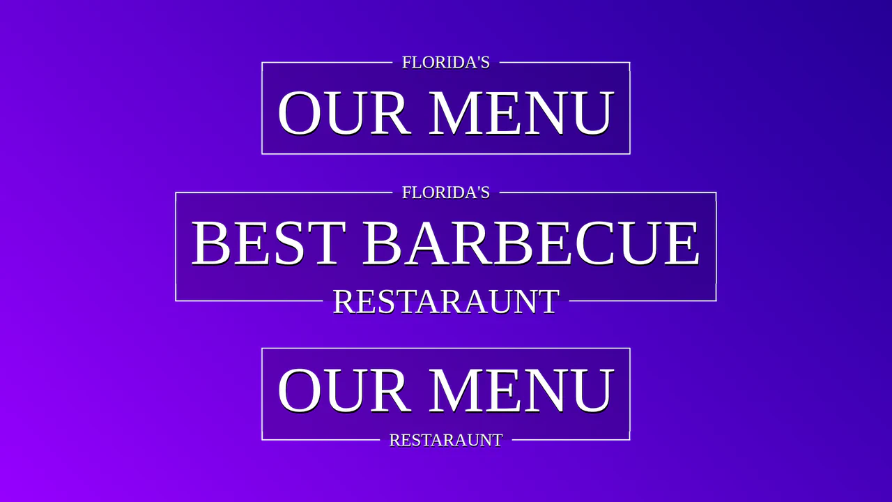 Fancy Title with CSS Responsive Frame