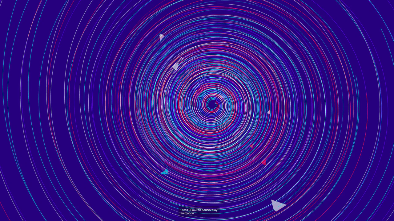 Zooming Spiral in Three.js