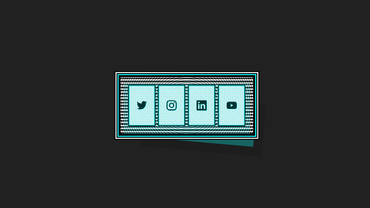 Card with Glitch Effect