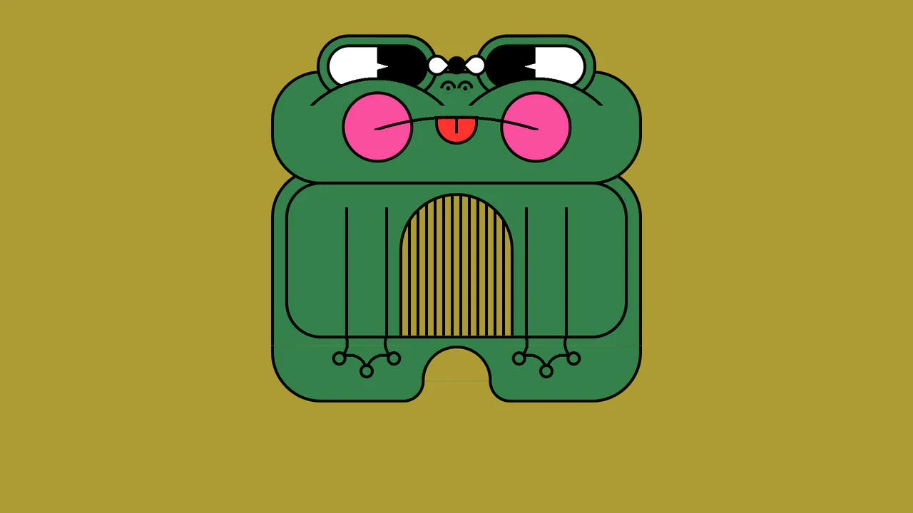 CSS Art: The Squarest Frog