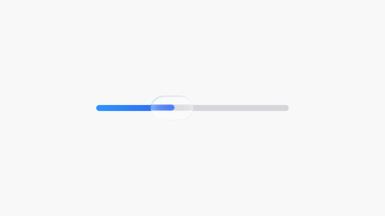 Slider Button with Liquid Glass Effect