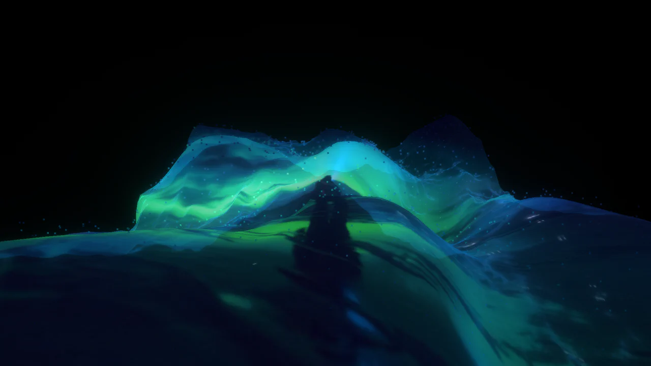 Three.js Water and Particles