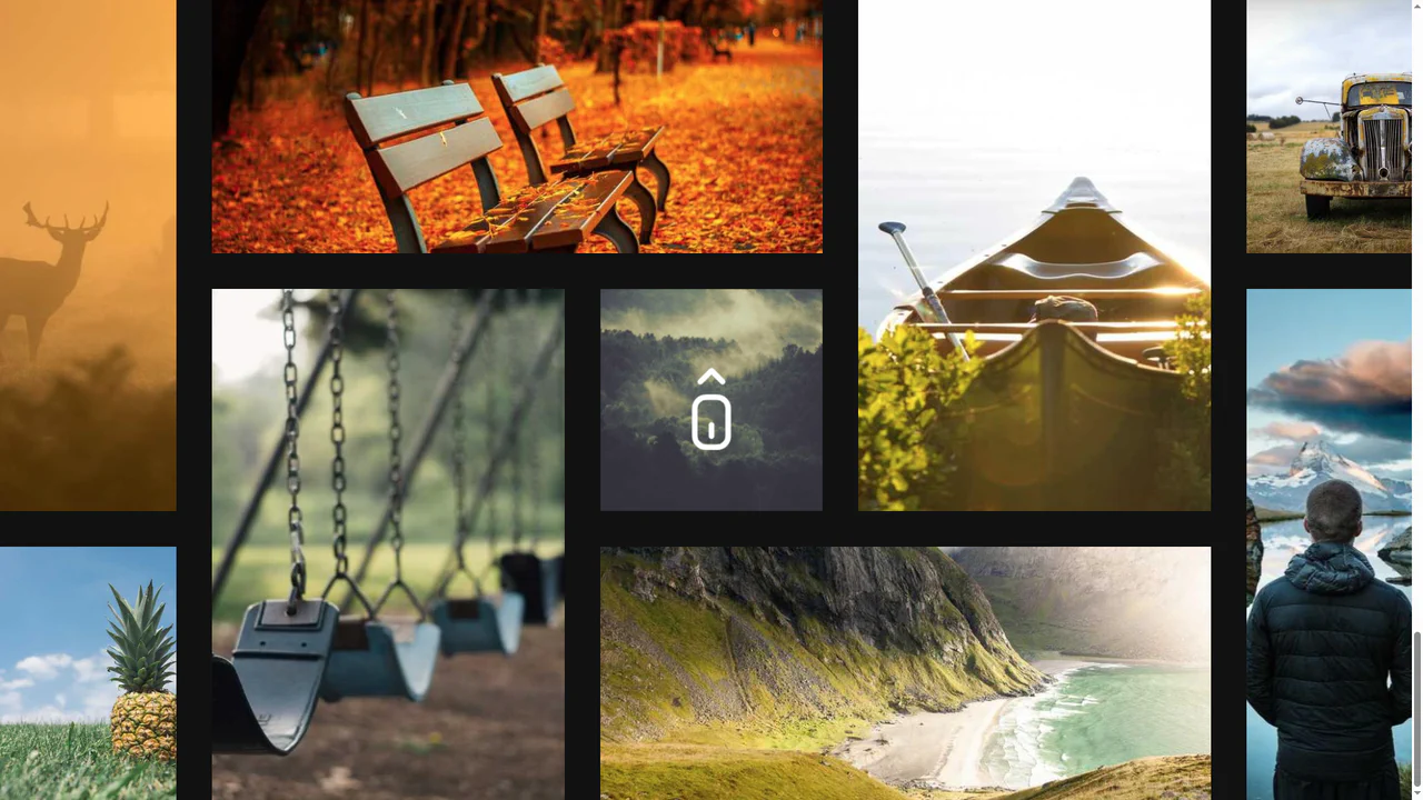 Sliding Images Using Animation-timeline