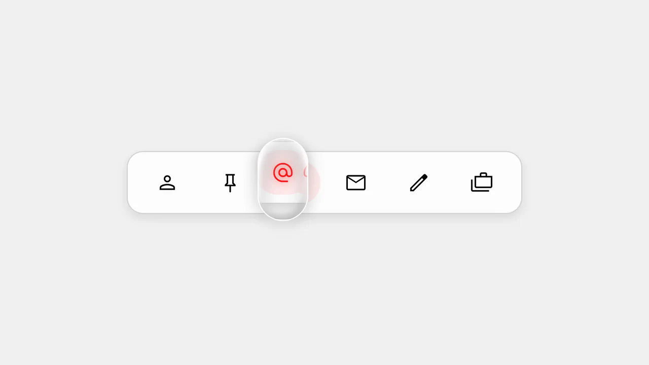 Action Bar - 'Follow the Leader' Magnifying Lens