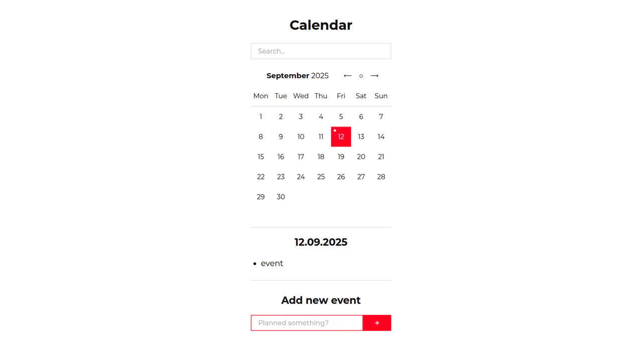 Complex React Calendar UI