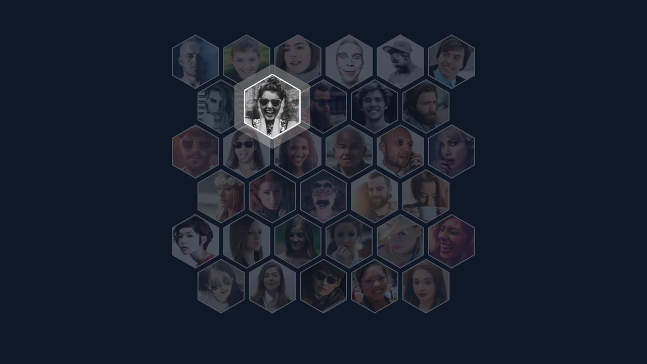 Corner-shape Hexagon Avatars