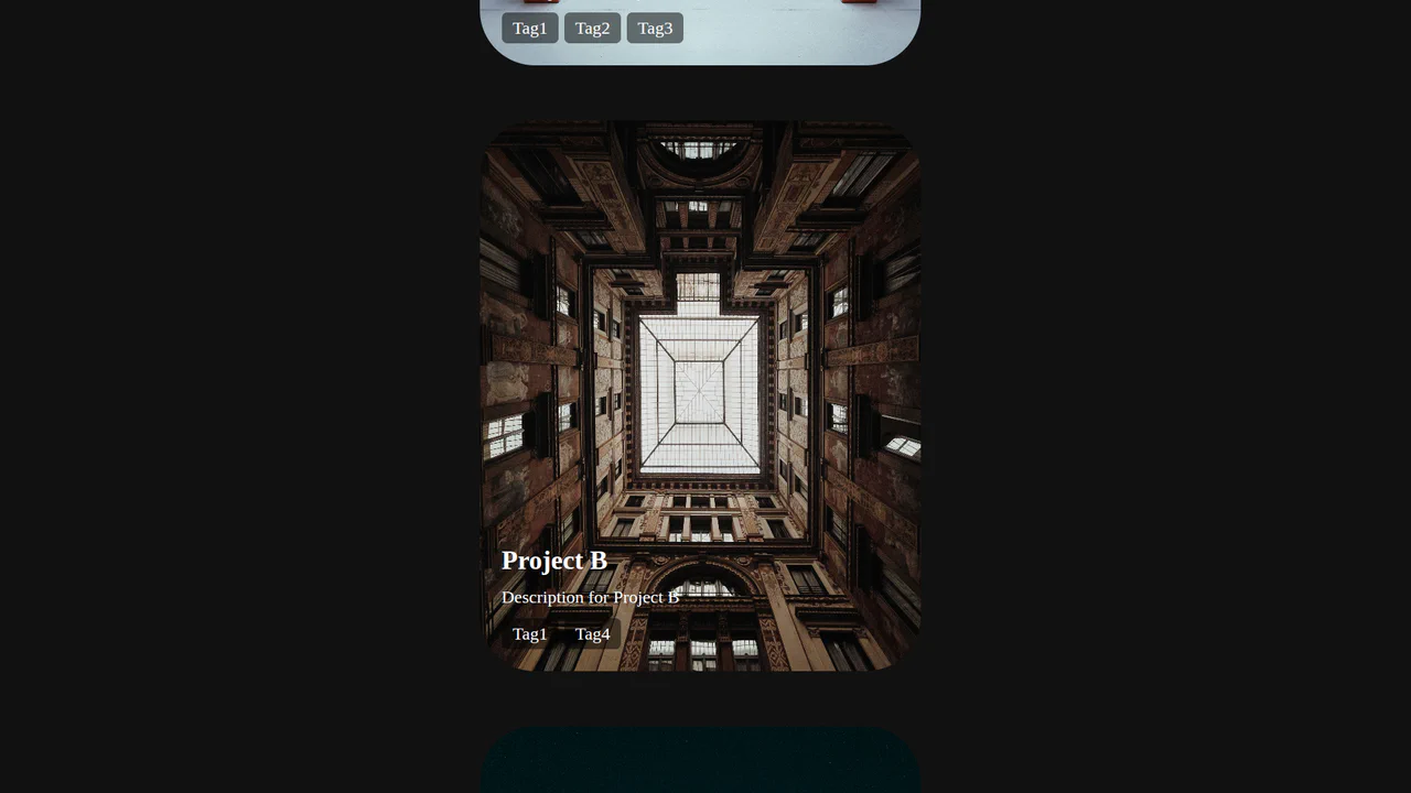Premium Custom Parallax Interactive Cards