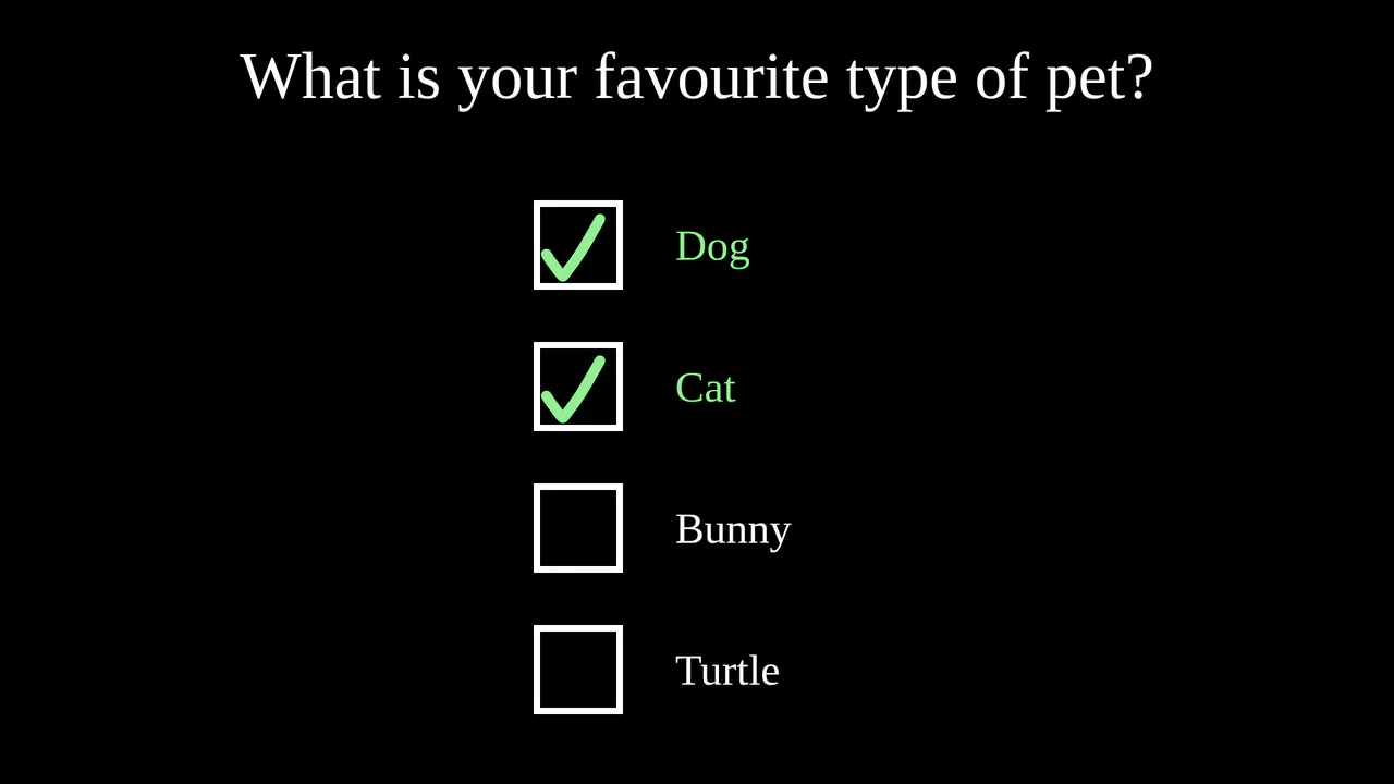 React Checkbox and Radio Button Component
