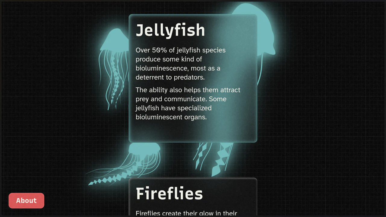 Card Glow | Bioluminescence Effect