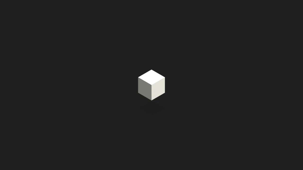3D Cube Loop with Three.js