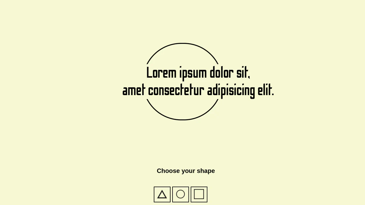 Background Shape Change (Simple Transition)
