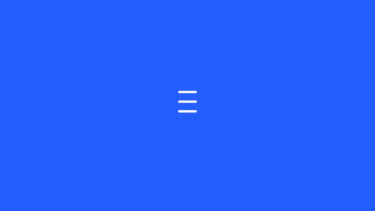 Bounce Menu Animation (Pure CSS)