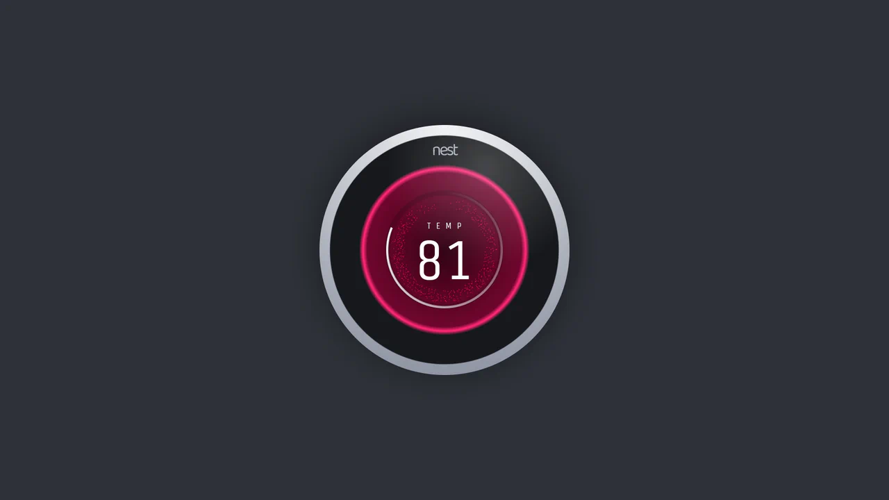 Nest Thermostat UI with Draggable.js and Canvas