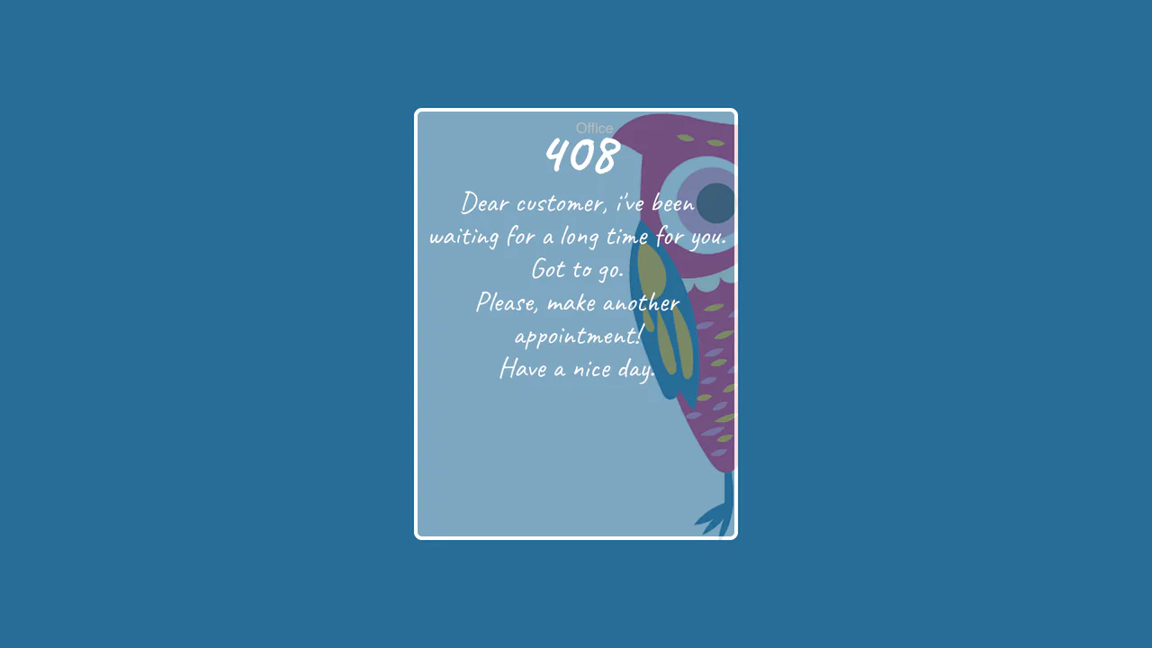 408 Timeout Error Page