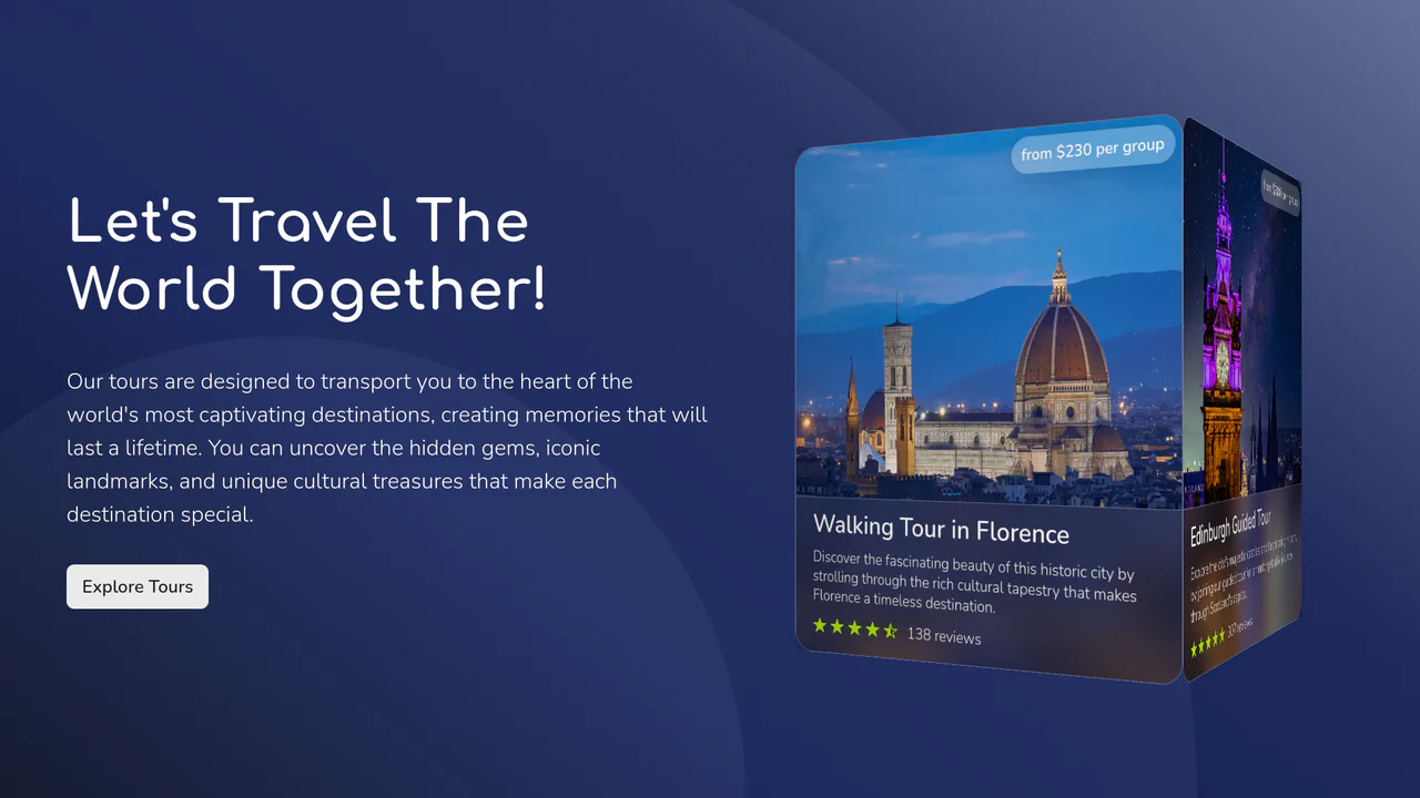 Cube Effect Slider (Swiper JS and tsParticles)