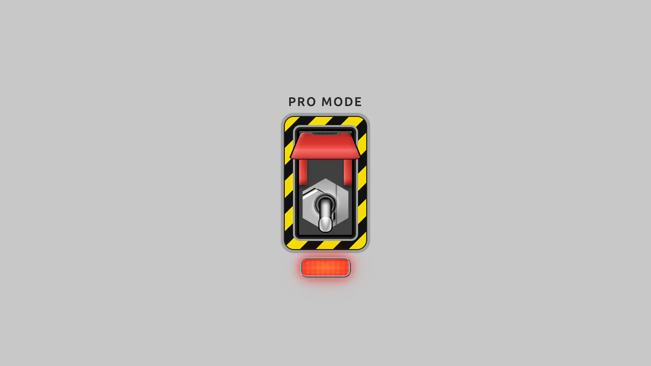 Pro-Mode Toggle Switch w/ Guard