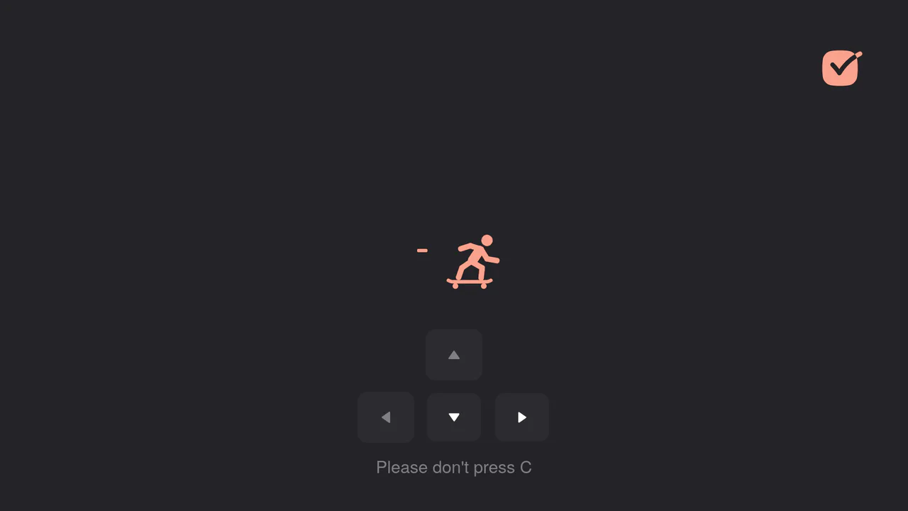 Interactive Skateboard Loading Animation