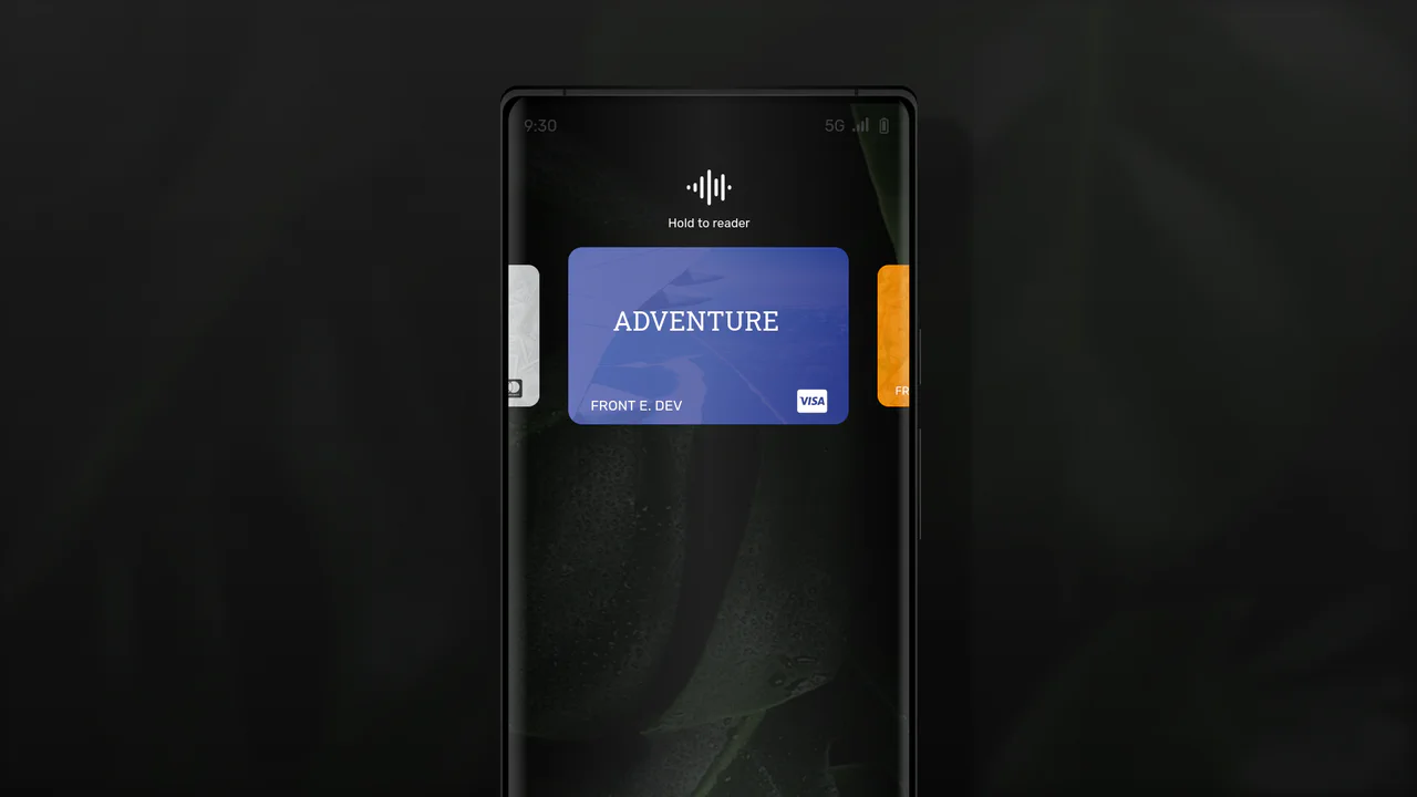 React Phone with Credit Card Selector