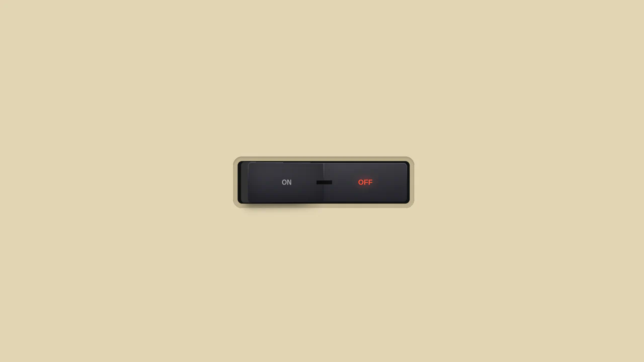 3D Toggle On/Off Switch v2