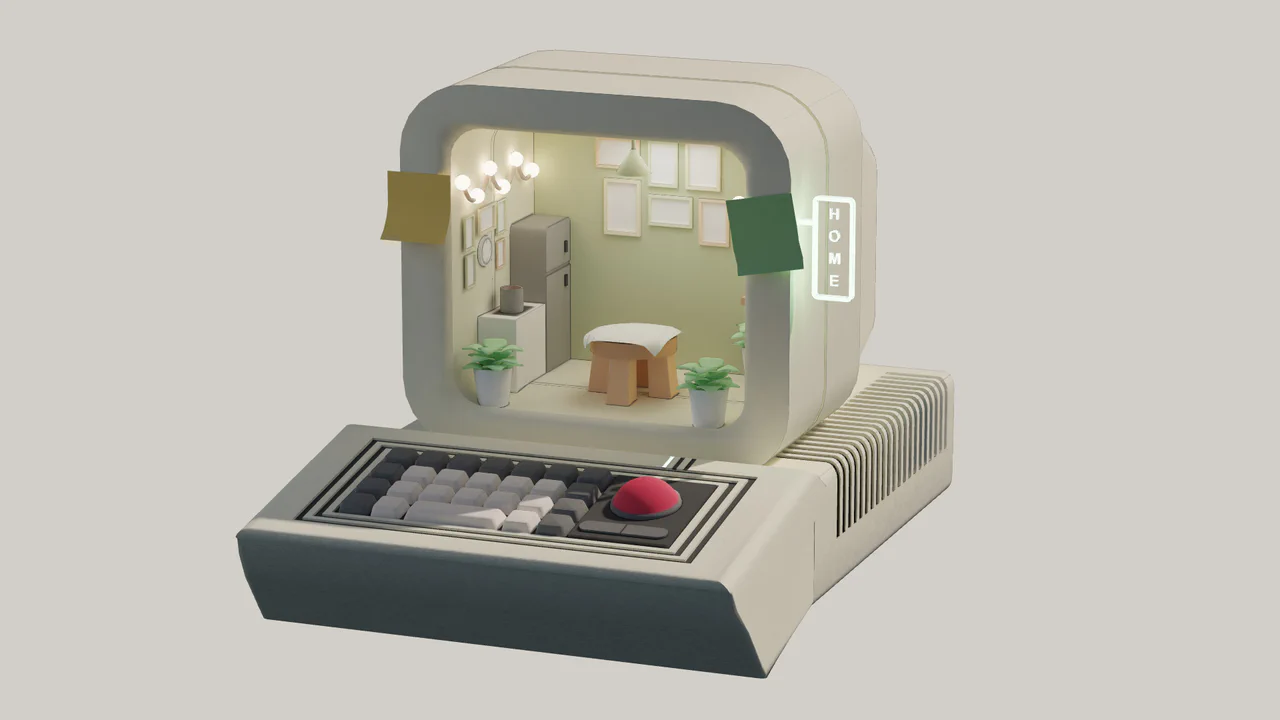 Three.js Diorama Scene