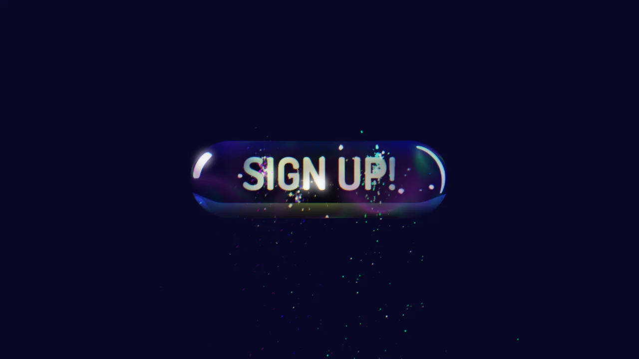 3D Sign Up Button with Spline and GSAP