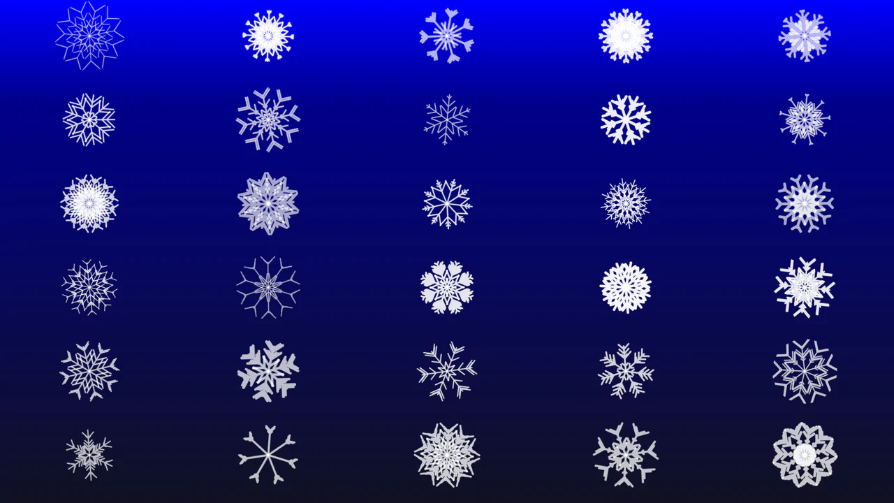 Random SVG Snowflake Generator