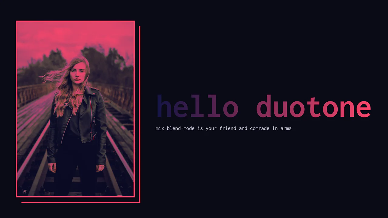 Image Duotoning with SCSS