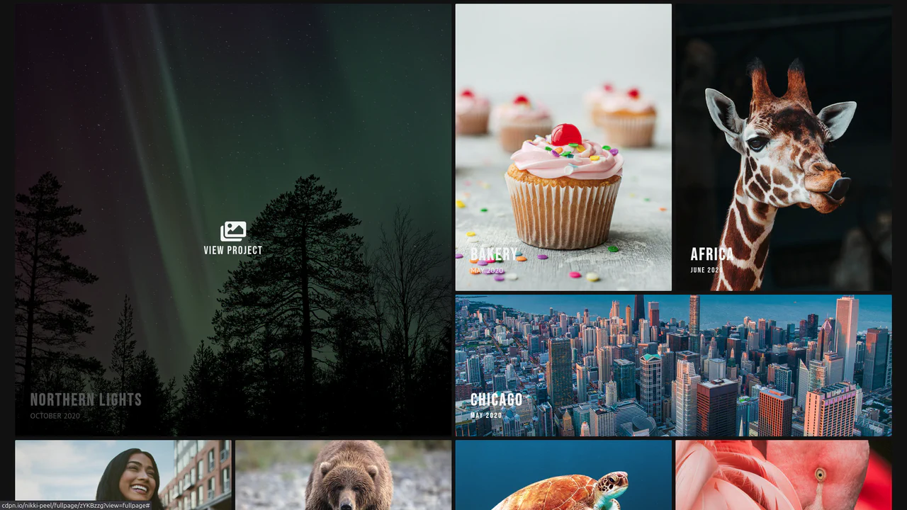 Photography Portfolio with Tailwind