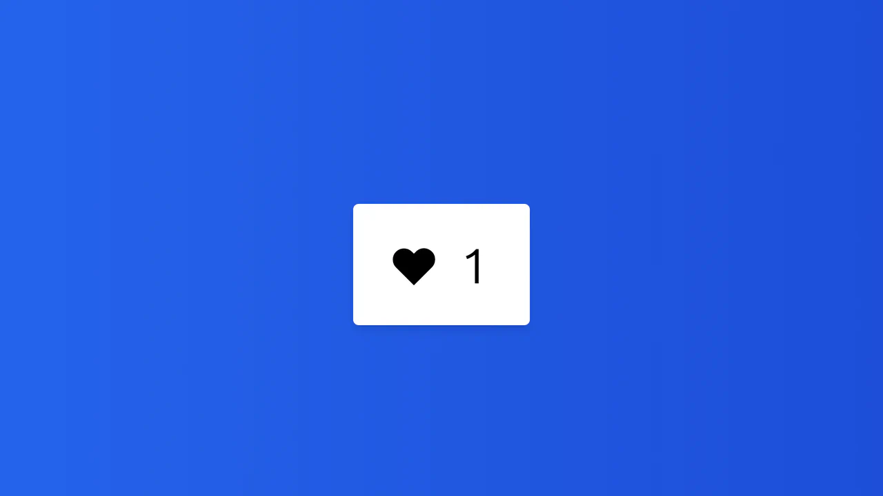 Alpine.js Like Button