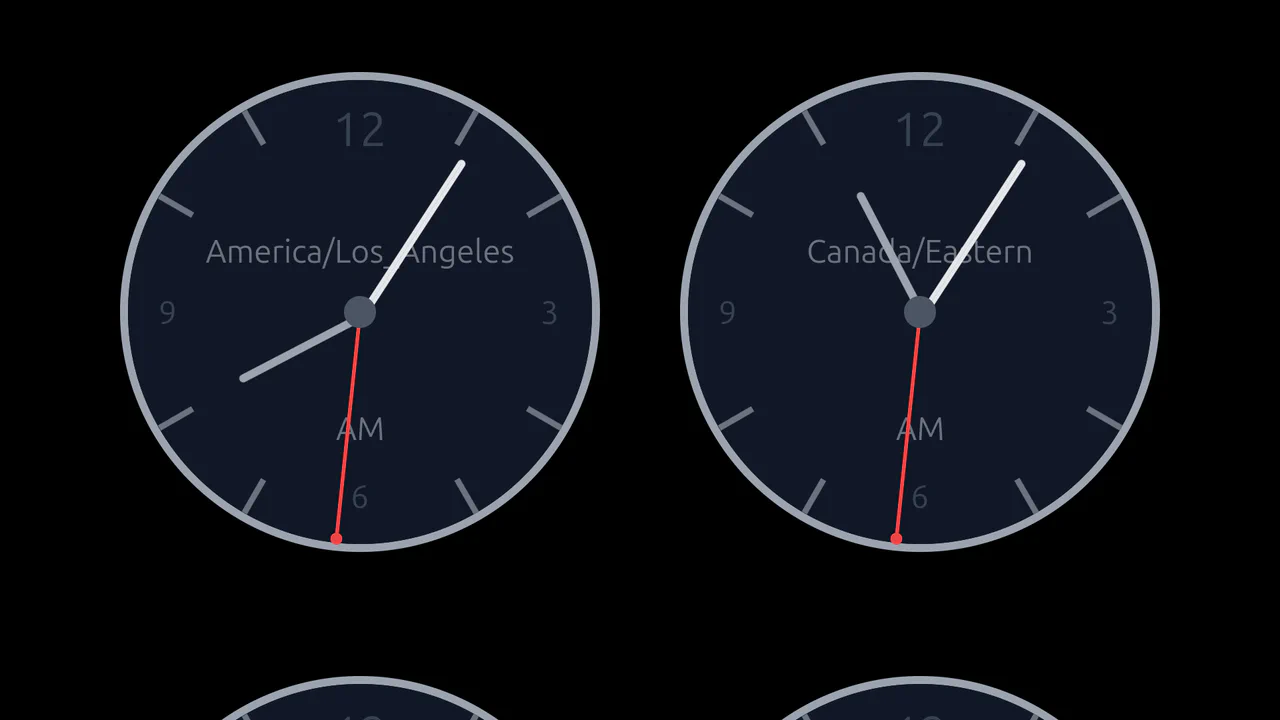 Analog Clock with Alpine.js and Tailwind