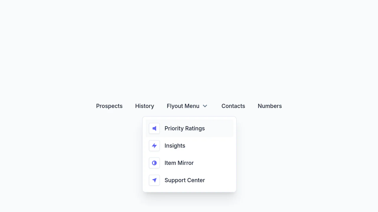 Hoverable Dropdown Menu with Tailwind CSS