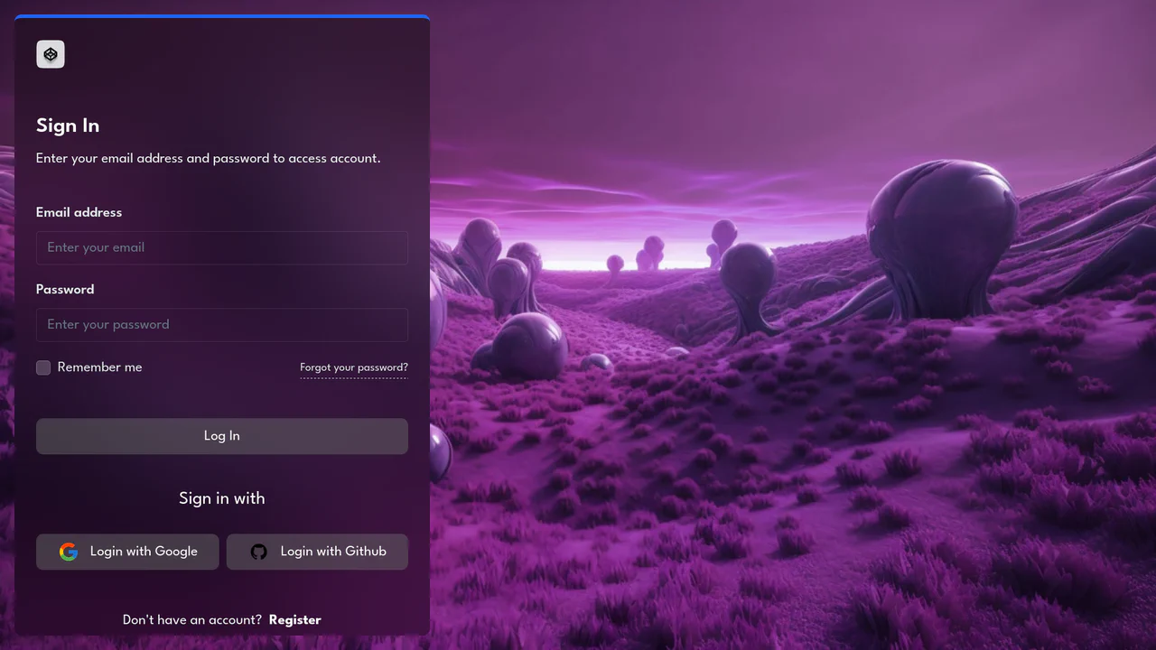 Login Page with Tailwind
