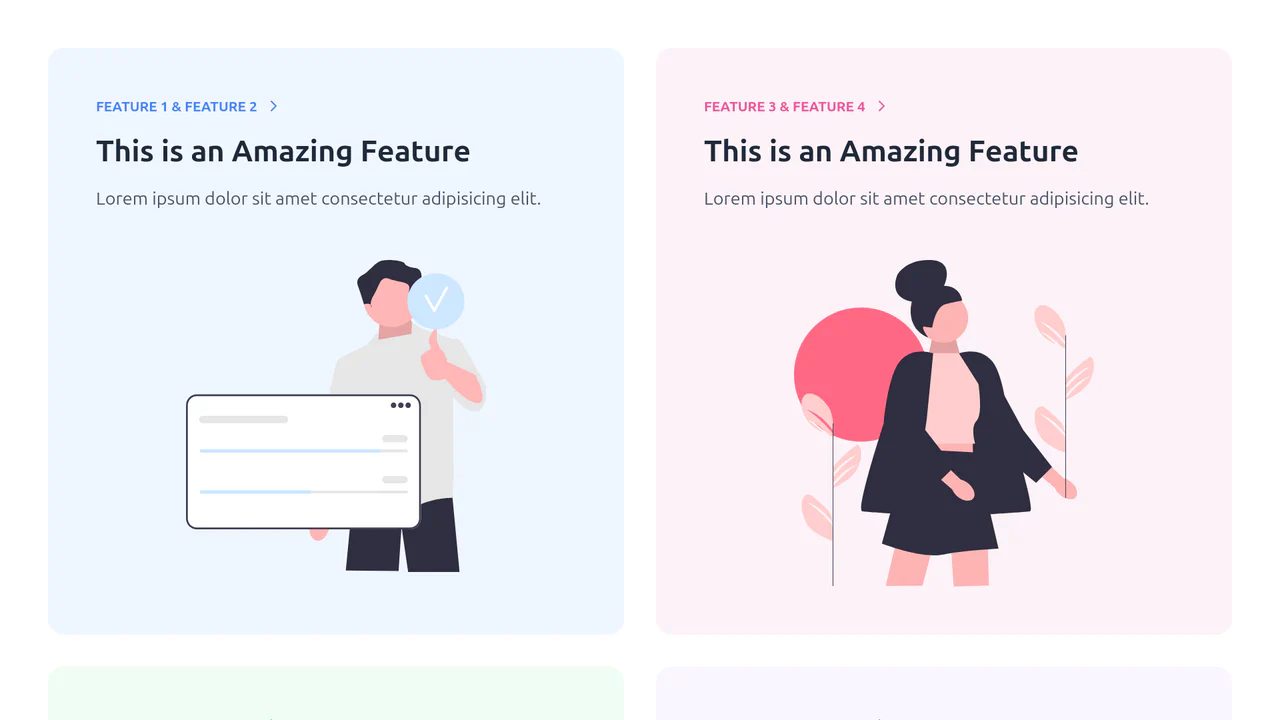 Tailwind CSS Basic Features Component