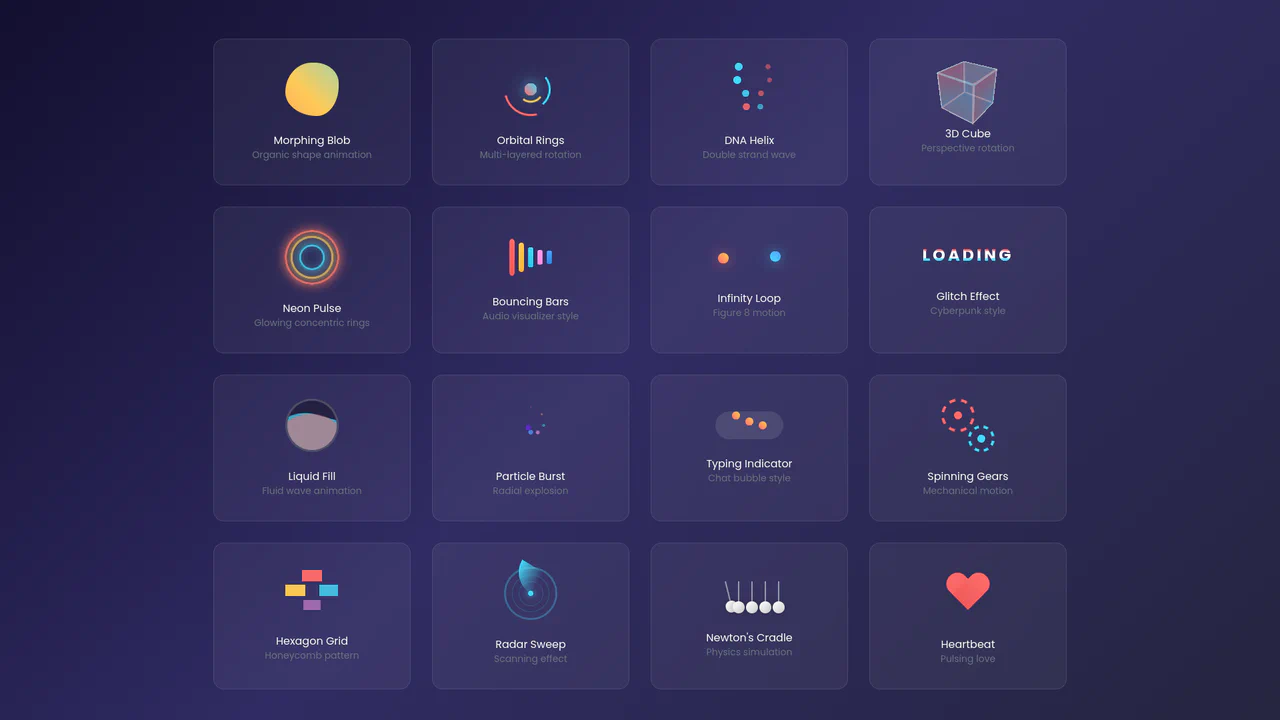 Tailwind Creative Loaders